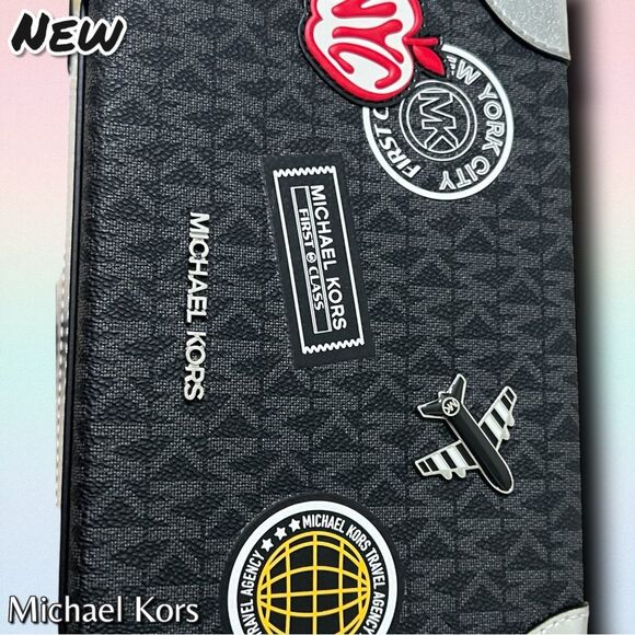 NEW NWT Michael Kors Jeanie Small Trunk Crossbody Purse – NYC Patch Edition - Picture 4 of 12